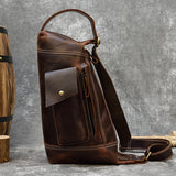 Genuine Leather Men’s Backpack