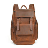 Cowhide Leather Travel Backpack