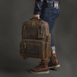 Modern Tone Leather Backpack