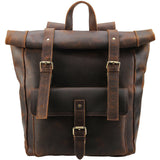 Trendy Leather Travel Backpack
