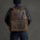 Modern Tone Leather Backpack