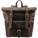 Trendy Leather Travel Backpack
