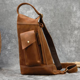 Genuine Leather Men’s Backpack